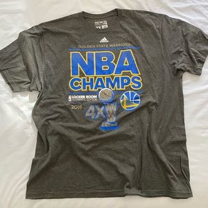 Adidas 2015 NBA Champions Golden State Warriors T-shirt